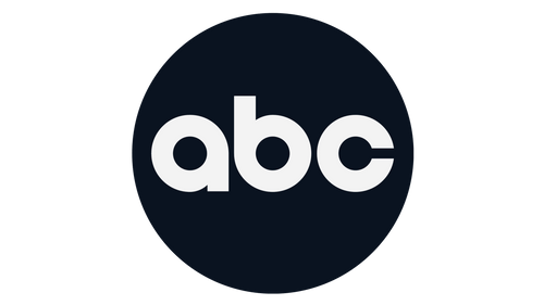 Black circle with 'abc' in white on a green background